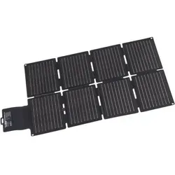 ECTIVE Solarpanel faltbar MSP 72 SunGrid – 72W tragbares Solarmodul mit USB-Anschlüssen - Netzgebundene Photovoltaikanlagen – Hoher Wirkungsgrad von 23% für effiziente Energieversorgung unterwegs, ideal für Camping und Outdoor-Aktivitäten.