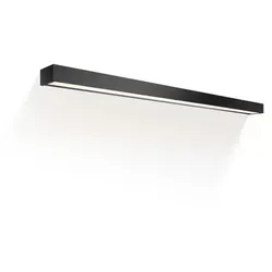 Decor Walther Box 120 N LED Wandleuchte Schwarz matt - Elegante Wandleuchte für den Innenbereich, dimmbar mit warmweißem Licht (3000K) und 9960 lm Lichtstrom - ideal für stimmungsvolle Beleuchtung.