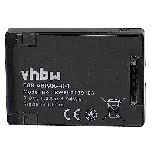 vhbw Akku kompatibel mit GoPro Hero 3+, 4 Black, 4 Silver, 4 Surf, 4 Music Edition Videokamera Camcorder (1240mAh, 3,8V, Li-Polymer)