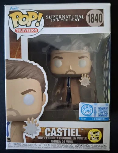 Funko Pop Supernatural - Castiel (Glows In The Dark) Exclusive Edition #1840 NEU