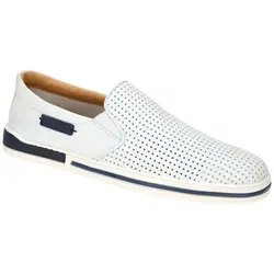 Galizio Torresi 440810A 19927 Slipper - Sportlicher Leder Sneaker in Weiß, Größe 41 EU - Sneaker aus hochwertigem Leder, ungefüttert für optimalen Tragekomfort und mit Gummizug für einfaches An- und Ausziehen.