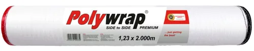 Rundballennetz Polywrap Premium 1,23 x 2.000 m - Netballnetze - UV-stabilisiert und mit Antistatik-Zusatz, bietet DLG-Qualitätssiegel für optimale Side-to-Side-Ballenabdeckung aus hochwertigem HDPE-Material.