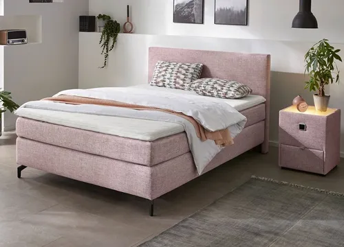 Jockenhöfer Gruppe Boxspringbett "Alinas" inkl. Topper, erhältlich in unterschiedlichen Breiten und Farbvarianten