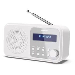 Sharp DR-P420 Tragbar Digital Radio - Tragbares Digitalradio mit DAB, DAB+ und FM, 16 Stunden Akkulaufzeit für Musikgenuss unterwegs.