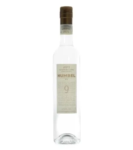 Humbel No. 09 Roter Williams Birnenbrand 0,5 Liter - Hochwertiger Birnenbrand aus der Schweiz, 43 % Vol. Genussvoll im Glas, ideal für besondere Anlässe oder als Geschenk.