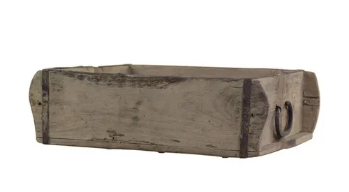 Chic Antique Ziegelform Unika doppelt - alte Backsteinform aus Holz - Teller & Schalen - Einzigartige doppelte Ziegelform aus Holz, ideal für kreative Dekoideen und rustikale Arrangements.
