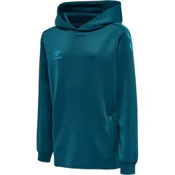 hummel Kinder Kapuzenpullover Core XK Poly Kids Sweat Hoodie 211483 grün 128 - Herren-Sweatshirts, atmungsaktives BEECOOL-Material sorgt für optimale Klimaregulierung beim Sport und Spiel.