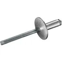 GOEBEL 250 Popnieten Aluminium Stahl 4,8 x 25,0 mm Großkopf Niete Blindniete Nieten Blindniete Standard