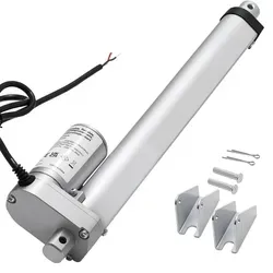 VEVOR 12-V Linearantrieb 250 mm mit Montagehalterung - Leistungsstarker 12-V-Linearantrieb mit 1000 N Schubkraft und IP54-Schutz. Ideal für Hubschreibtische und Liegestühle. Einfache Installation und vielseitige Einsatzmöglichkeiten.