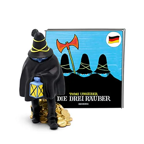 Tonies Die drei Räuber Hörbuch Hörfigur ab 5 Jahren - Kinder-Kassettenrecorder, interaktive Hörfigur mit spannender Geschichte für kreatives Spielen und Lernen.