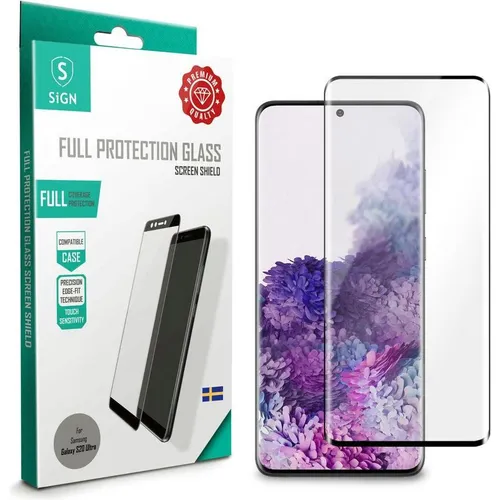 SIGN Samsung Galaxy S20 Ultra Full Coverage Screen Protector Tempered Glass (Samsung Galaxy S20 Ultra) (SNTP-S20ULTRA)