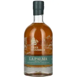 Tres Hombres La Palma Cana Puro Años Edition 49 2022 - 40,6% Vol. 0,7l - Limitierter Rum mit außergewöhnlicher Reifung auf hoher See. Entdecken Sie das einzigartige Aroma durch die Kombination aus frischem Zuckerrohrsaft und speziellen Fässern.