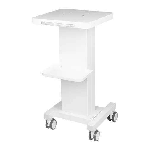 Kosmetikwagen Rollwagen Trolley Salonwagen Gerätetisch Weiß - Vielseitiger Trolley für Kosmetik und Pflege, mit praktischem Stauraum und elegantem Design für den professionellen Einsatz.