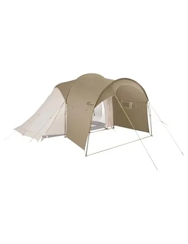 Jack Wolfskin Front Porch Vordach One Size - Zeltzubehör für Campingbegeisterte, bietet 7 m² zusätzlichen Schutz und Platz für Sitzgruppen oder Kochstellen. Aus recycelten Materialien, einfach aufzubauen und perfekt für jedes Wetter.