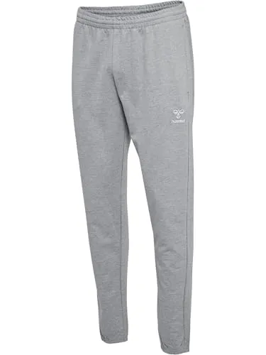 hummel Freizeithose hmlGO 2.0 Sweatpants - Badmintonbekleidung Herren, perfekt für sportliche Aktivitäten bei kälterem Wetter mit weichem Sweatstoff aus Bio-Baumwolle und recyceltem Polyester.