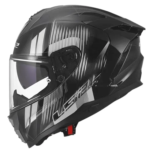 LS2 FF817 Challenger II Nitro Helm S (55/56) - Hochleistungs-Tourenhelm für lange Fahrten, leicht und sicher. Mit integriertem Sonnenvisier und hervorragendem Sichtfeld, ideal für jeden Motorradfahrer.
