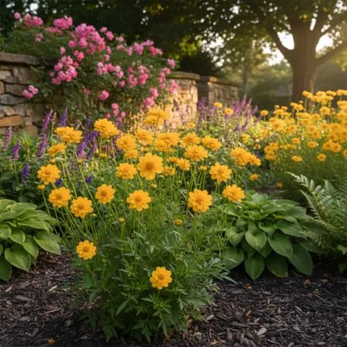 Bloomique - 3er - Set - Coreopsis Grandiflora Presto - Mädchenaugen - Pflegeleicht - Reichblühend - Winterhart - Mehrjährig - Höhe 10-20 cm - Topf 9 cm