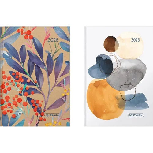 Herlitz Taschenkalender A7 mit Motiv M.s. 2026 - Praktischer A7 Taschenkalender für 2026 mit ansprechendem Motiv, perfekt für die Planung im Alltag und immer griffbereit.