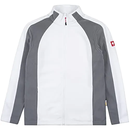Engelbert Strauss Herren Fleecejacke Microfleece dryplexx, Farbe:weiß, Größe:M