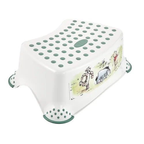 keeeper Winnie Tritthocker Tomek, Weiß – Sicher und stabil für Kinder - Einstufiger Tritthocker für Kinder von 3 bis 14 Jahren. Mit Anti-Rutsch-Funktion für sicheres Steigen und Sitzen. Ideal für Waschbecken und Toilette. Hergestellt in Europa aus hochwertigem, schadstofffreiem Kunststoff.