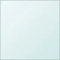 vidaXL Tischplatte Transparent 50x50 cm Hartglas - Zubehör für Möbel: Hochwertige Hartglas-Tischplatte, langlebig und vielseitig einsetzbar, ideal zum Schutz vor Kratzern und für ein modernes Ambiente.