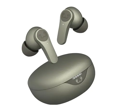 Fresh 'n Rebel Twins Rise - Kabellose In-Ear-Bluetooth-Kopfhörer - Kopfhörer mit Geräuschunterdrückung und Ambient Modus, spritzwassergeschützt und 30 h Spielzeit für ununterbrochenen Musikgenuss.