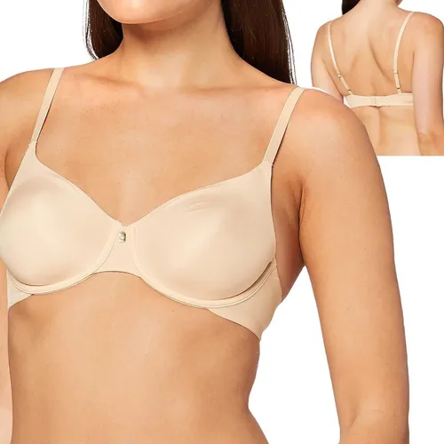 Triumph Damen Body Make-Up Essentials W Wired Bra in Nude Beige, 70C - Funktionsunterwäsche mit glatt geformten Cups und doppellagigem Gewebe für optimalen Halt. Ideal für einen nahtlosen Look und maximalen Komfort.