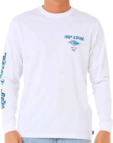 RIP CURL FADE OUT ICON Longsleeve 2026 white - XL