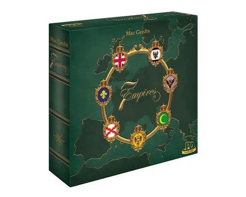 PD-Verlag 7 Empires (EN) – Strategisches Brettspiel - Erleben Sie Macht und Intrigen im Europa des 18. Jahrhunderts mit 7 Empires. Dieses strategische Brettspiel fördert tiefgehende Entscheidungen und spannende Interaktionen zwischen 2-6 Spielern. Ideal für Strategie-Fans!
