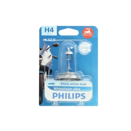 Philips Glühlampe, Nebelscheinwerfer WhiteVision ultra moto 12342WVUBW