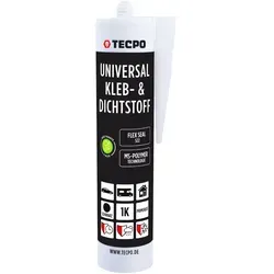 TECPO Universal Klebe- und Dichtstoff FLEX SEAL 522 SCHWARZ 1K...