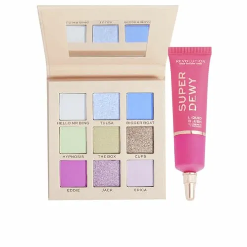 Chandler Makeup Set 2 Teile - Set mit 2 hochwertigen Lidschatten in trendigem Farbton #9ac0ff, ideal für kreative Looks und vielseitige Anwendungen.
