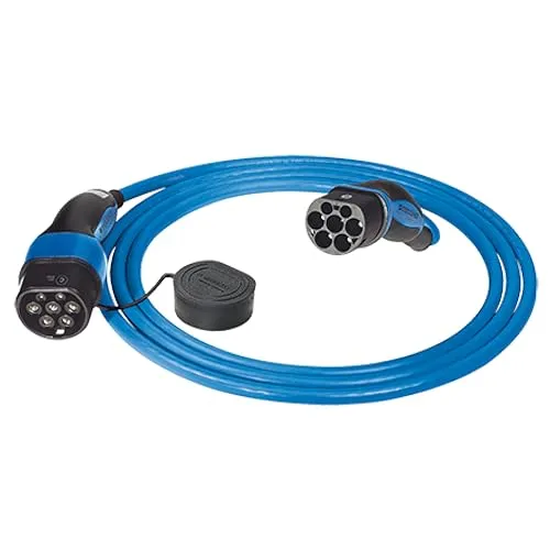 Mennekes Ladekabel Mode 3 Typ 2 20A 7,5m - Hochwertiges Ladekabel für Typ 2-Stecker, ideal für öffentliche Ladestationen und Wallboxen. Robuste Verarbeitung und hohe Überfahrsicherheit garantieren eine zuverlässige Nutzung.