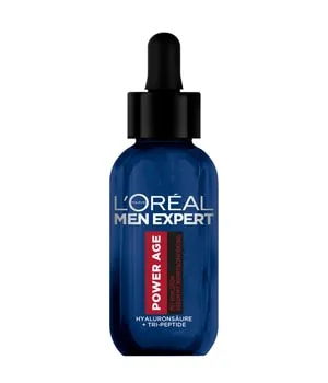 L'Oréal Men Expert Hyaluron Serum für Männer - Hochdosiertes Gesichtsserum mit Hyaluronsäure für intensive Feuchtigkeit und sichtbare Faltenreduktion. Ideal für müde und matte Haut, für alle Hauttypen geeignet.