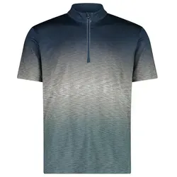 CMP Fahrradtrikot Blau - Größe 46 - Fahrradbekleidung mit Dry Function Technologie für hohe Atmungsaktivität, schnelles Trocknen und optimalen Feuchtigkeitstransport. Ideal für sportliche Radfahrer.