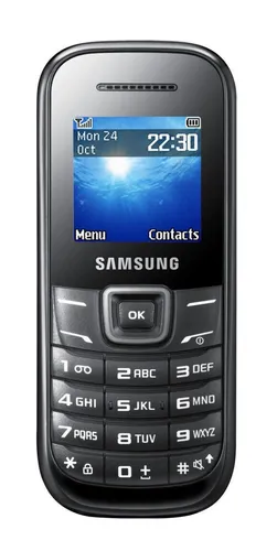 Samsung Keystone 2 GT-E1200I Schwarz – Neu & Simlockfrei - Handy & Smartphone – Kompaktes Candy Bar-Design mit 1,5 Zoll Bildschirm, Java-fähig und ohne Vertrag, ideal für einfache Kommunikation.