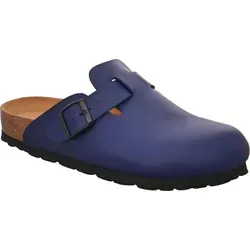 Rohde Alba Damen Pantolette Clogs Hausschuh 6077 Blau, Schuhgröße:36 EU - Blau - 36