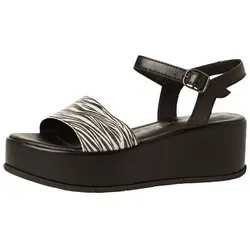 Tamaris TOUCH-IT Plateauabsatz Sandaletten 1-28020-42 schwarz 40 EU - Elegante Plateausandaletten mit TOUCH-IT Dämpfung für optimalen Tragekomfort. Ideal für stilvolle Auftritte und den ganzen Tag über bequem.