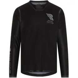 Riding Culture Sender 1.1 Langarm Fahrrad Jersey, schwarz, Größe XS für Männer