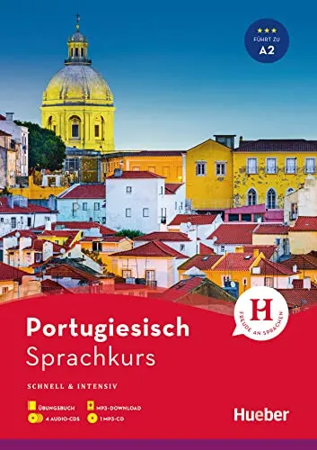 Sprachkurs Portugiesisch: Schnell & intensiv – Buch + 4 Audio-CDs + MP3-Download - Portugiesisch lernen mit einem umfassenden Paket aus Buch, 4 Audio-CDs und MP3-Download für effektives und flexibles Lernen.