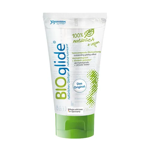 BIOglide® Gel - Natürliches Gleitmittel - Veganes Gleitmittel zur sanften Unterstützung der vaginalen Feuchtigkeit, frei von synthetischen Stoffen und ideal zur Linderung von Intimbeschwerden.