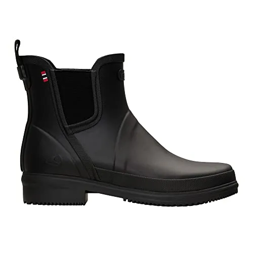Viking Damen GYDA Gummistiefel, Schwarz (Black), 37 EU - Wanderschuhe, 100% wasserdicht aus Naturkautschuk, PVC-frei und vegan – ideal für nasse Tage und Outdoor-Abenteuer.