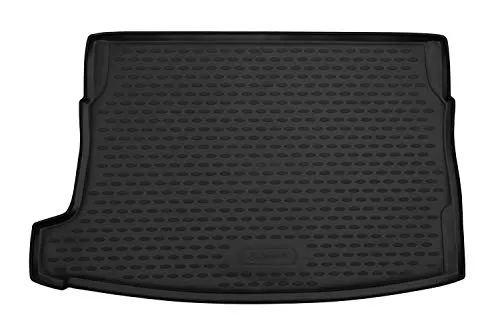 LEMENT Kofferraummatte für VW eGolf (2014->) - Passgenaue Kofferraummatte mit 3D Premium Design, umlaufendem Schutzrand und rutschhemmender Oberfläche für optimalen Allwetterschutz.