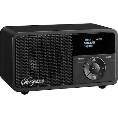 Wooden Cabinet Radio - DAB/DAB+ - schwarz - Stilvolles Holzradio mit DAB+/FM-RDS, AUX und Bluetooth für erstklassigen Klang und modernes Design in Ihrem Zuhause.