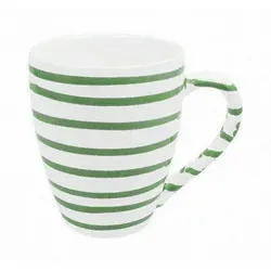 Gmundner Keramik Becher Grüngeflammt Ostergeschirr, Keramik, 0,3 L / h: 10,5 cm grün