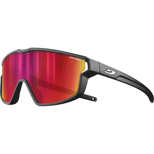 Julbo Kinder Fury Mini Sportbrille - Größe One Size, schwarz - Sportbrillen für Kinder, belüftet und mit zylindrischer Scheibe für optimalen Schutz bei rasanten Aktivitäten.