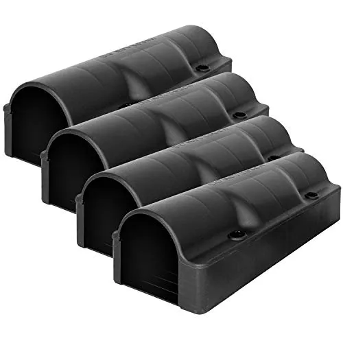 4X Köderstation Ratten Set Köderbox Rohr Garten Mausfalle Mäuse Rattenköderbox Box Rattenköderstation Rattenfalle Kinder- Haustiersicher Koederbox Petigi