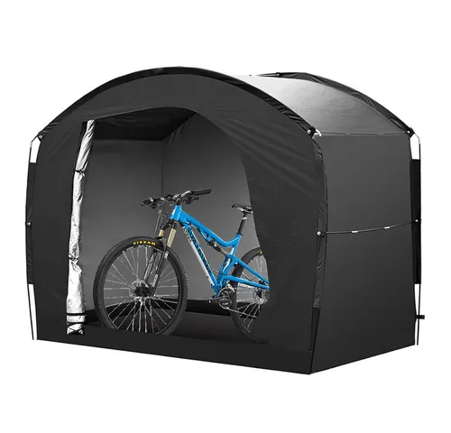 Vanit Bikerzelt XU62 - Wasserdichtes Fahrradzelt - Zelt für 1-2 Fahrräder, wasserdicht und faltbar, schützt vor Schmutz und Nässe. Einfache Montage und Transporttasche inklusive, ideal für Outdoor-Nutzung.