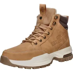 Dockers by Gerli Herren Combat Boots - Wasserabweisende, warm gefütterte Stiefeletten in golden tan, ideal für den Übergang und Winter, Größe 45 EU