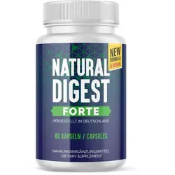Natural Digest Forte 60 Kapseln, natürliches Nahrungsergänzungsmittel für dein Wohlbefinden - Natural Digest Forte mit hochwertigen Zutaten unterstützt dein Wohlbefinden. Die praktische Kapselgröße ermöglicht eine einfache Einnahme. Eine Dose reicht für 30 Tage – für eine einfache Integration in deinen Alltag.